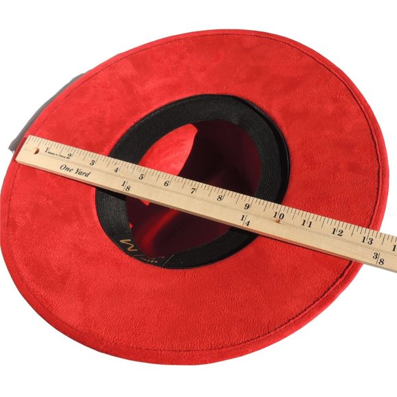 Handmade wide brim hat made in Mexico hand painted - Picture 12 of 16